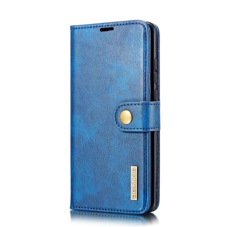 DG.MING Crazy Horse Texture Flip Detachable Magnetic Leather Case for Huawei P30 Pro, with Holder & Card Slots & Wallet