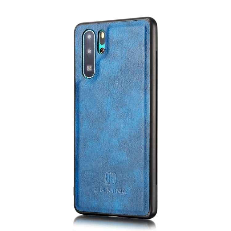DG.MING Crazy Horse Texture Flip Detachable Magnetic Leather Case for Huawei P30 Pro, with Holder & Card Slots & Wallet
