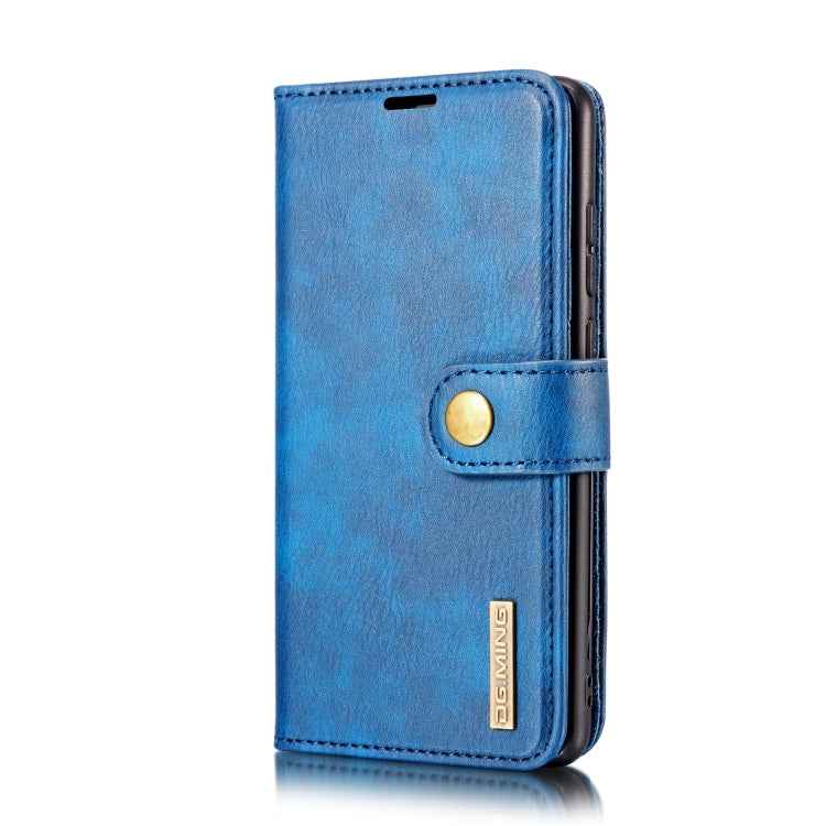 DG.MING Crazy Horse Texture Flip Detachable Magnetic Leather Case for Huawei P30, with Holder & Card Slots & Wallet
