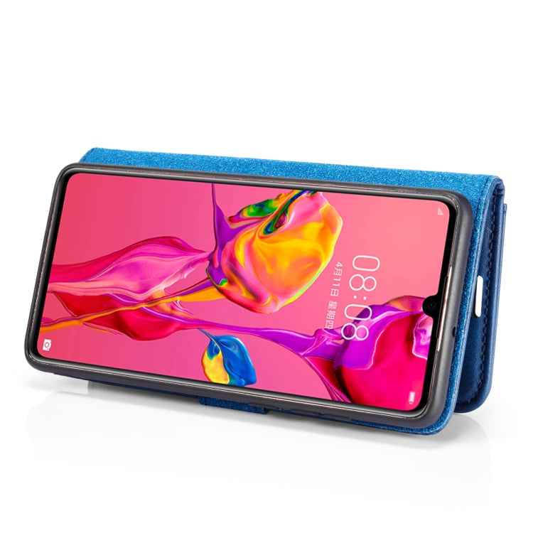 DG.MING Crazy Horse Texture Flip Detachable Magnetic Leather Case for Huawei P30, with Holder & Card Slots & Wallet