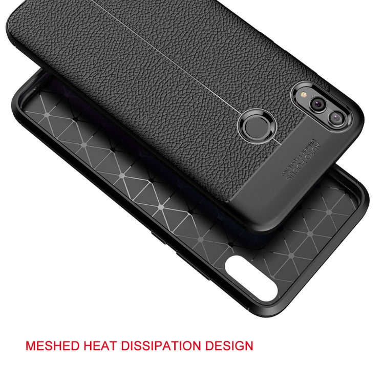 Litchi Texture TPU Shockproof Case for Huawei Honor 8X, For Huawei Honor 8X
