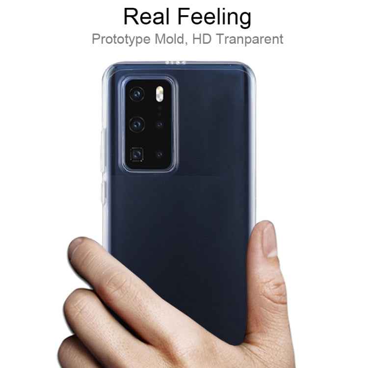 For Huawei P40 0.75mm Ultrathin Transparent TPU Soft Protective Case
