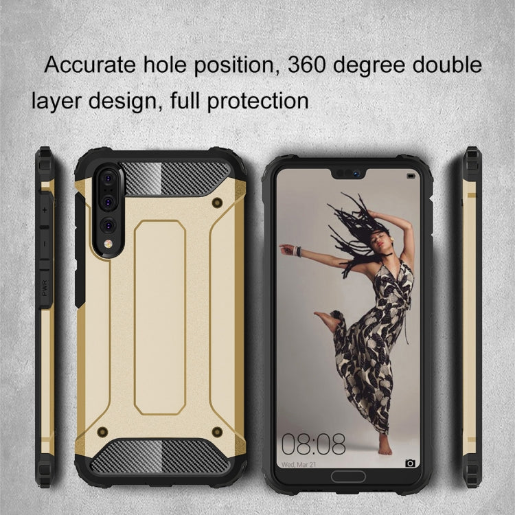 For Huawei  P20 Pro Full-body Rugged TPU + PC Combination Back Cover Case , For Huawei P20 Pro, Huawei P20 Pro