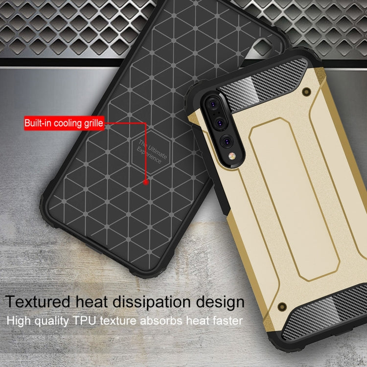 For Huawei  P20 Pro Full-body Rugged TPU + PC Combination Back Cover Case , For Huawei P20 Pro, Huawei P20 Pro