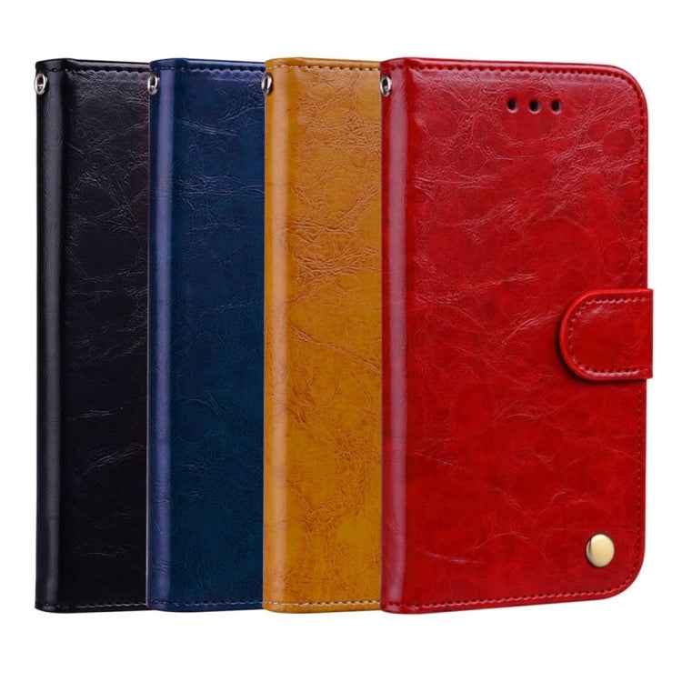 Business Style Oil Wax Texture Horizontal Flip Leather Case for Huawei Y6 (2018), with Holder & Card Slots & Wallet