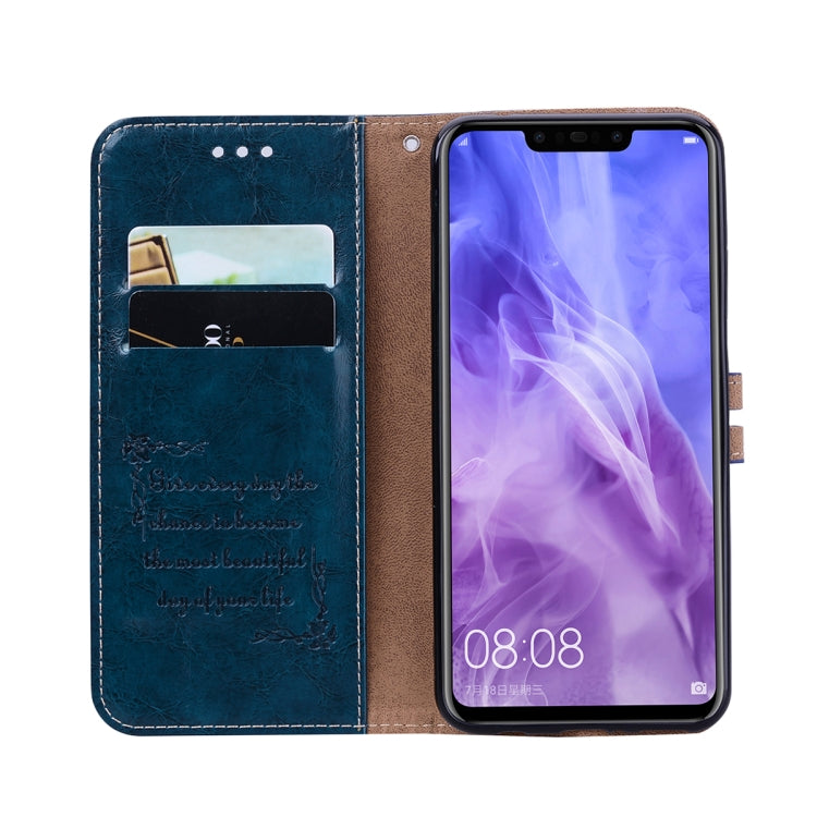 Business Style Oil Wax Texture Horizontal Flip Leather Case for Huawei Nova 3i & P smart Plus, with Holder & Card Slots & Wallet, For Huawei Nova 3i