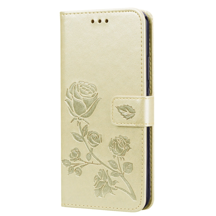 Rose Embossed Horizontal Flip PU Leather Case for Huawei Mate 20 Lite, with Holder & Card Slots & Wallet