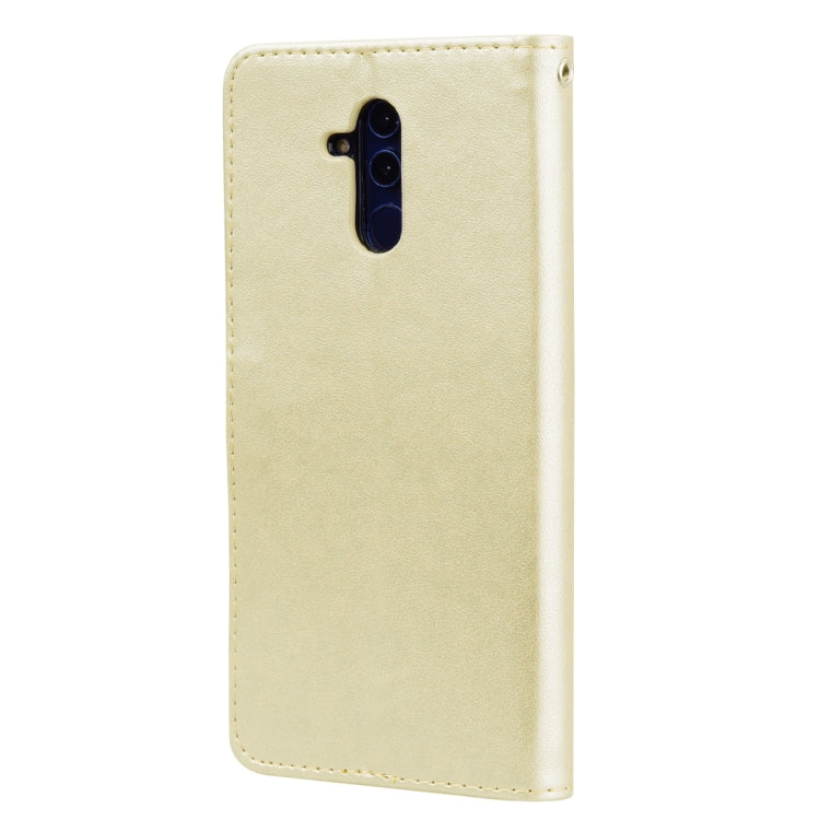 Rose Embossed Horizontal Flip PU Leather Case for Huawei Mate 20 Lite, with Holder & Card Slots & Wallet