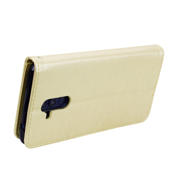 Rose Embossed Horizontal Flip PU Leather Case for Huawei Mate 20 Lite, with Holder & Card Slots & Wallet