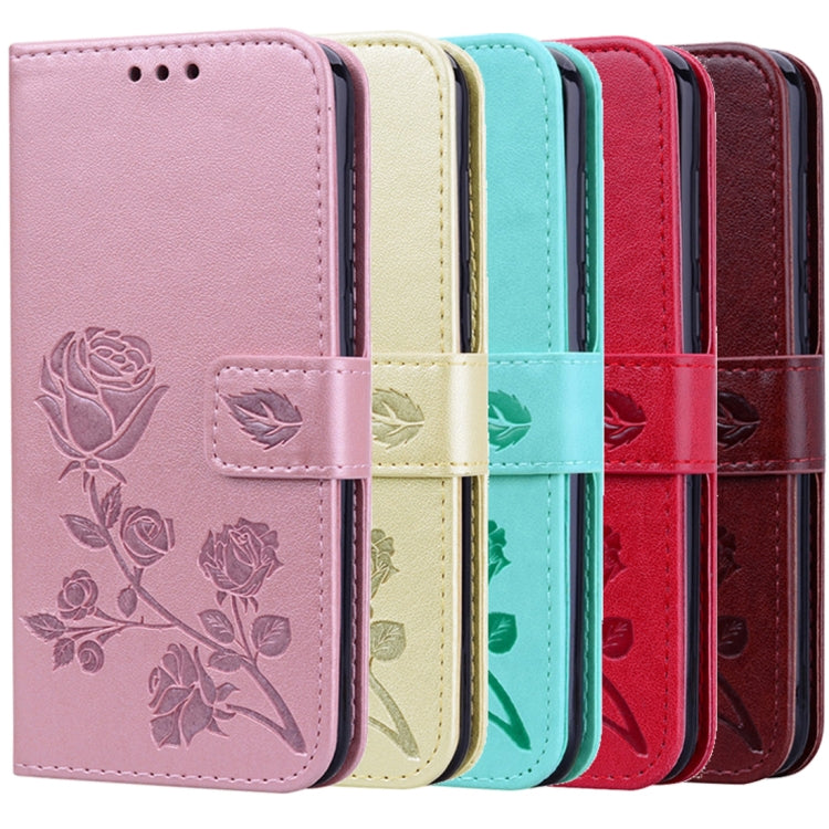 Rose Embossed Horizontal Flip PU Leather Case for Huawei Mate 20 Pro, with Holder & Card Slots & Wallet, For Huawei Mate 20 Pro, Huawei Mate 20 Pro
