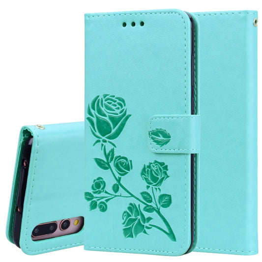 Rose Embossed Horizontal Flip PU Leather Case for Huawei P20 Pro, with Holder & Card Slots & Wallet