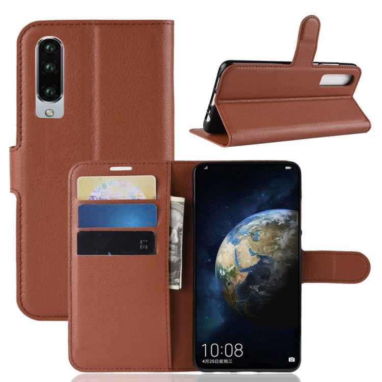 Litchi Texture Horizontal Flip Leather Case for Huawei P30, with Holder & Card Slots & Wallet