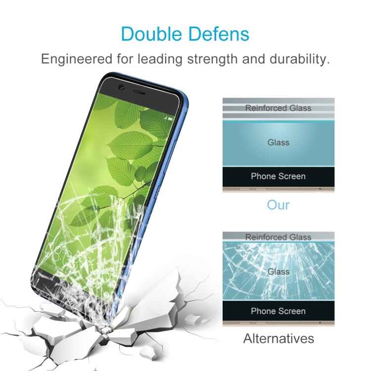 10 PCS for Huawei nova 2 Lite 0.26mm 9H Surface Hardness 2.5D Explosion-proof Tempered Glass Screen Film