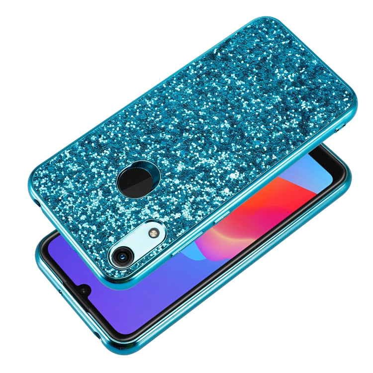 Glittery Powder Shockproof TPU Case for Huawei Honor Play 8A, For Huawei Honor 8A