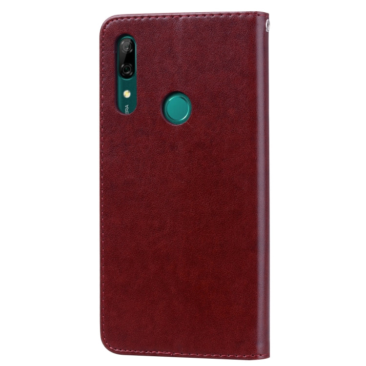 Rose Embossed Horizontal Flip PU Leather Case for Huawei P Smart Z, with Holder & Card Slots & Wallet, For Huawei P Smart Z
