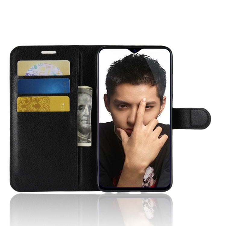 Litchi Texture Horizontal Flip Leather Case for Huawei Honor 8X, with Holder & Card Slots & Wallet & Photo Frame