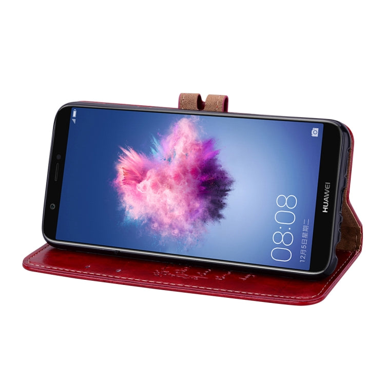 Business Style Oil Wax Texture Horizontal Flip Leather Case for Huawei P Smart / Enjoy 7S, with Holder & Card Slots & Wallet