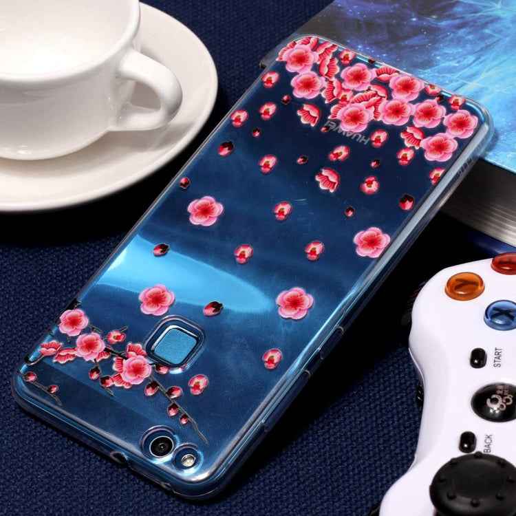 For Huawei  P10 Lite Embossment Tribal Owl Pattern Soft TPU Protective Case
