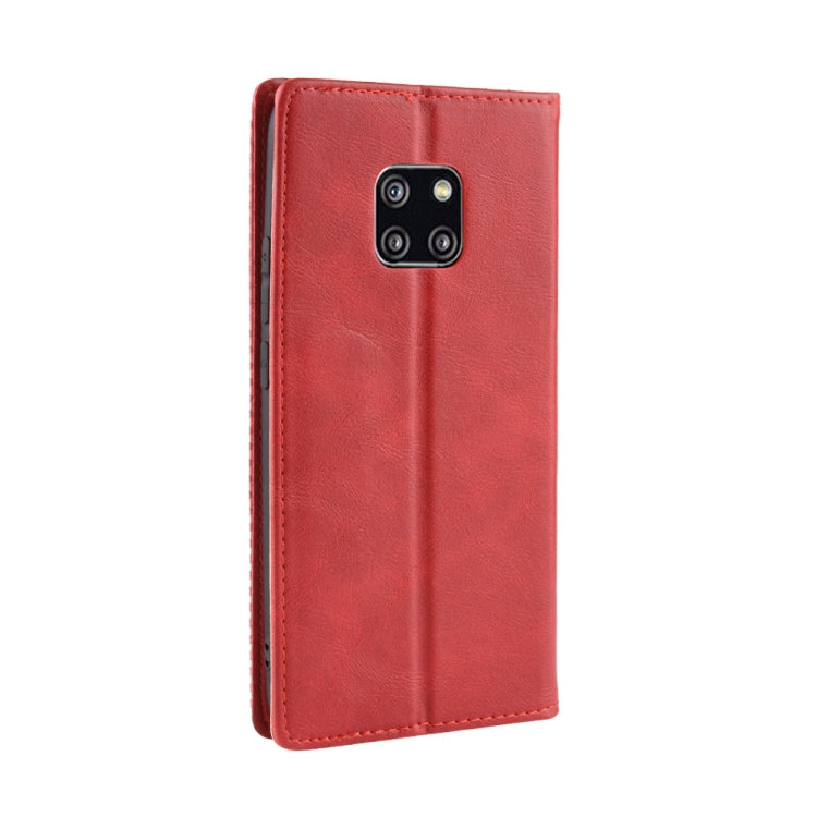 Magnetic Buckle Retro Texture Horizontal Flip Leather Case for Huawei Mate 20 Pro, with Holder & Card Slots & Wallet, For Huawei Mate 20 Pro