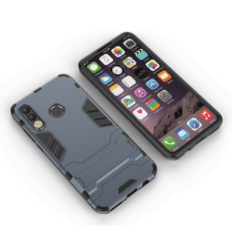 Shockproof PC + TPU Case for Huawei P30 Lite, with Holder, For Huawei P30 Lite