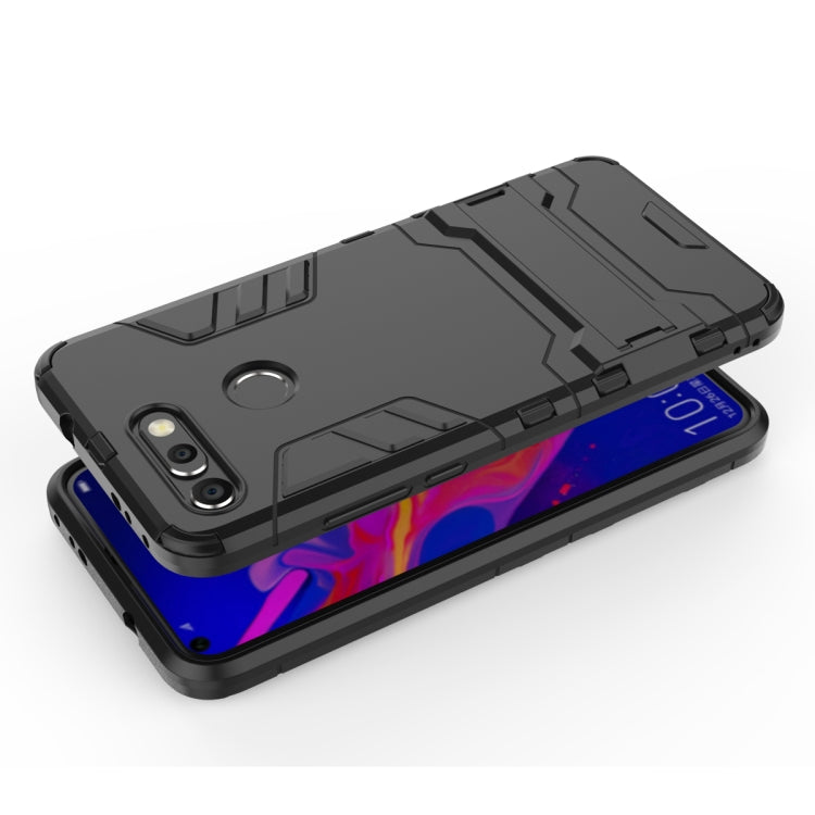 Shockproof PC + TPU Case for Huawei Honor V20, with Holder, For Huawei Honor V20, For Honor V20