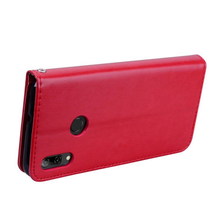 Rose Embossed Horizontal Flip PU Leather Case for Huawei P Smart 2019, with Holder & Card Slots & Wallet