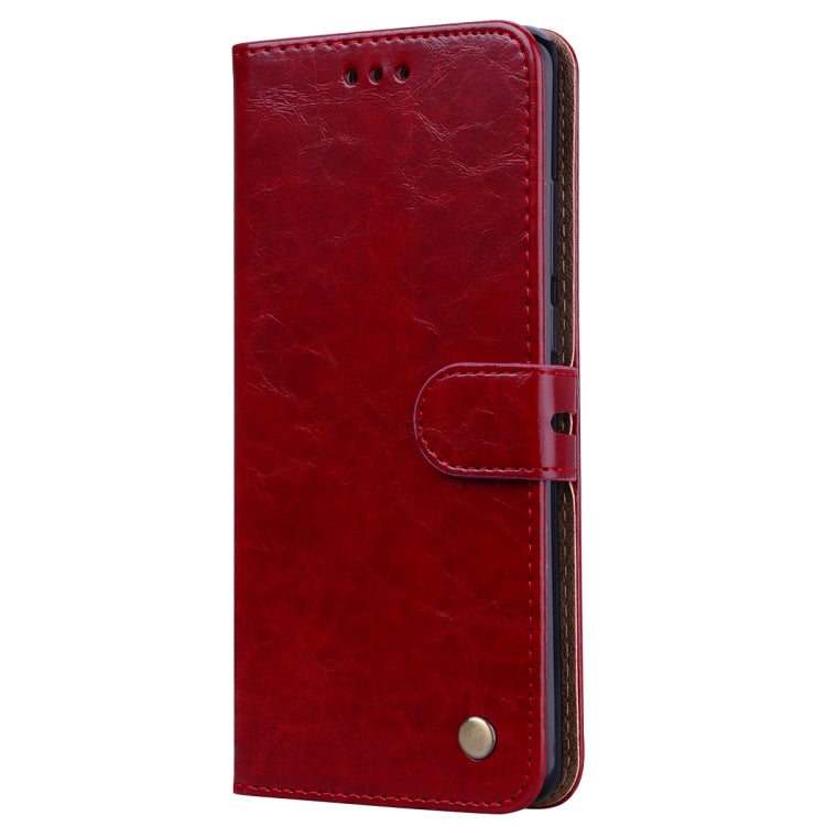 Business Style Oil Wax Texture Horizontal Flip Leather Case for Huawei P30 Pro, with Holder & Card Slots & Wallet, For Huawei P30 Pro