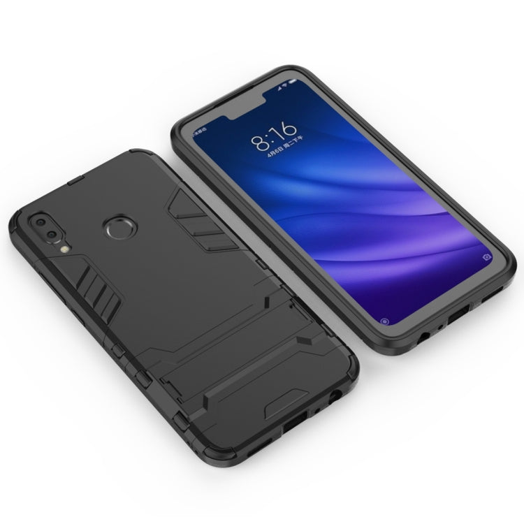 Shockproof PC + TPU Case for Huawei Y9 (2019) / Enjoy 9 Plus, with Holder, For Huawei Y9 (2019) / Enjoy 9 Plus