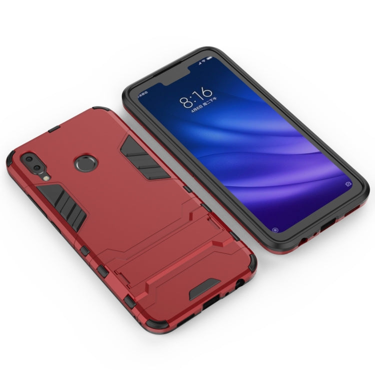 Shockproof PC + TPU Case for Huawei Y9 (2019) / Enjoy 9 Plus, with Holder, For Huawei Y9 (2019) / Enjoy 9 Plus, For Huawei Y9 (2019)