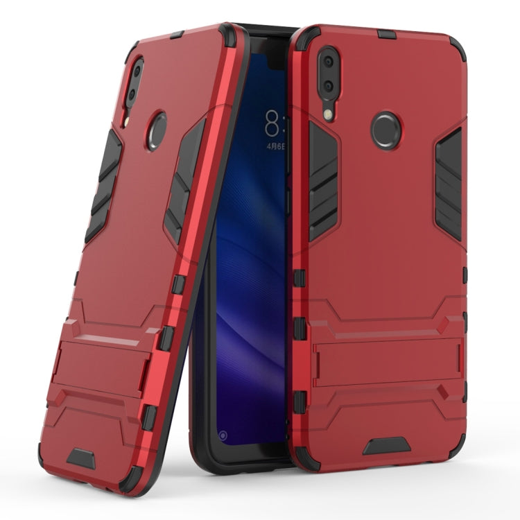 Shockproof PC + TPU Case for Huawei Y9 (2019) / Enjoy 9 Plus, with Holder, For Huawei Y9 (2019) / Enjoy 9 Plus, For Huawei Y9 (2019)