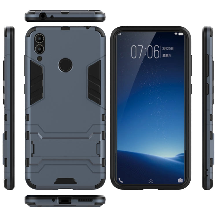 Shockproof PC + TPU Case for Huawei Honor 8C, with Holder, For Huawei Honor 8C, For Honor 8C