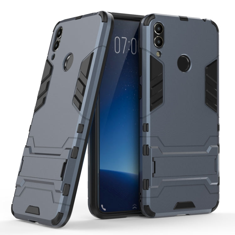 Shockproof PC + TPU Case for Huawei Honor 8C, with Holder, For Huawei Honor 8C, For Honor 8C