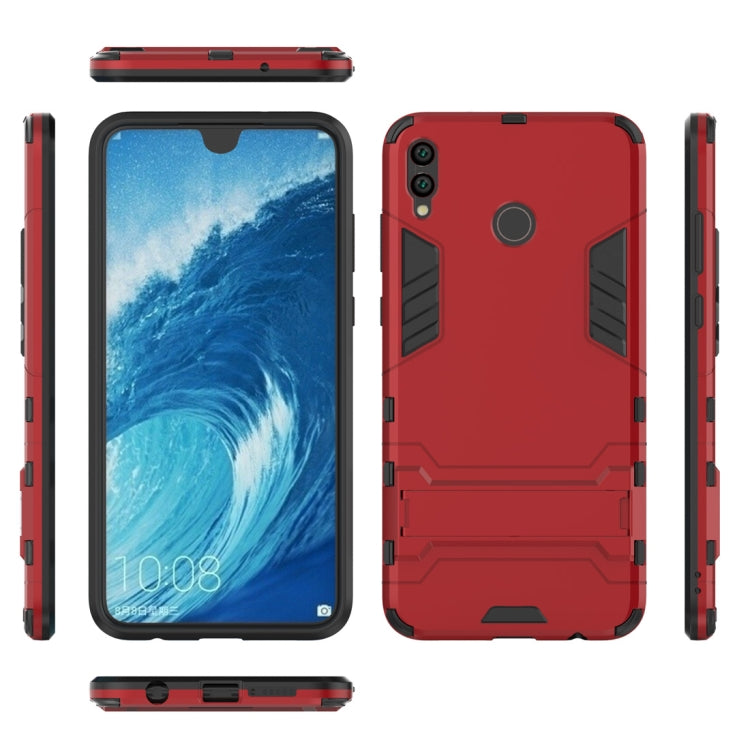 Shockproof PC + TPU Case for Huawei Honor 8X Max, with Holder
