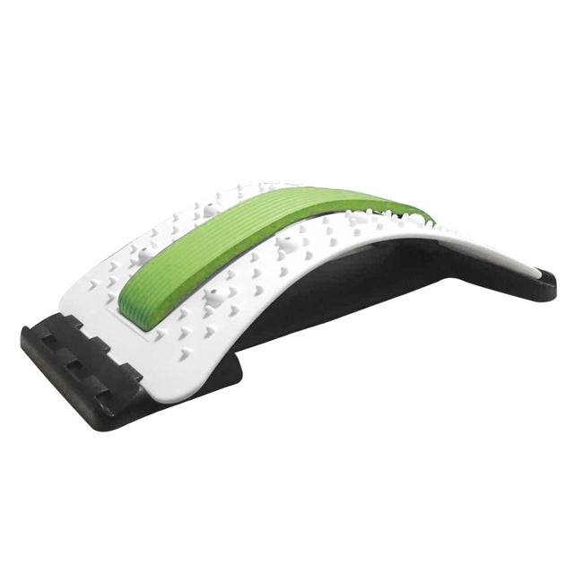 Lumbar Traction Stretching Device Posture Corrector Waist Support Spine Pain Relief Back Massage Stretcher