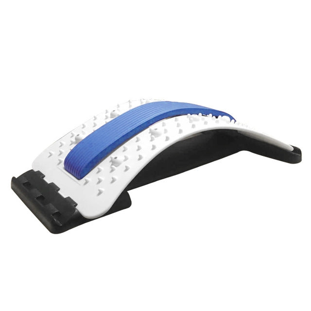 Lumbar Traction Stretching Device Posture Corrector Waist Support Spine Pain Relief Back Massage Stretcher