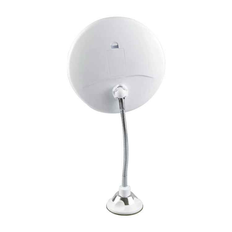 Suction Cup Type LED Lighted Makeup Mirror Flexible Wall Mounted Folding Mirror