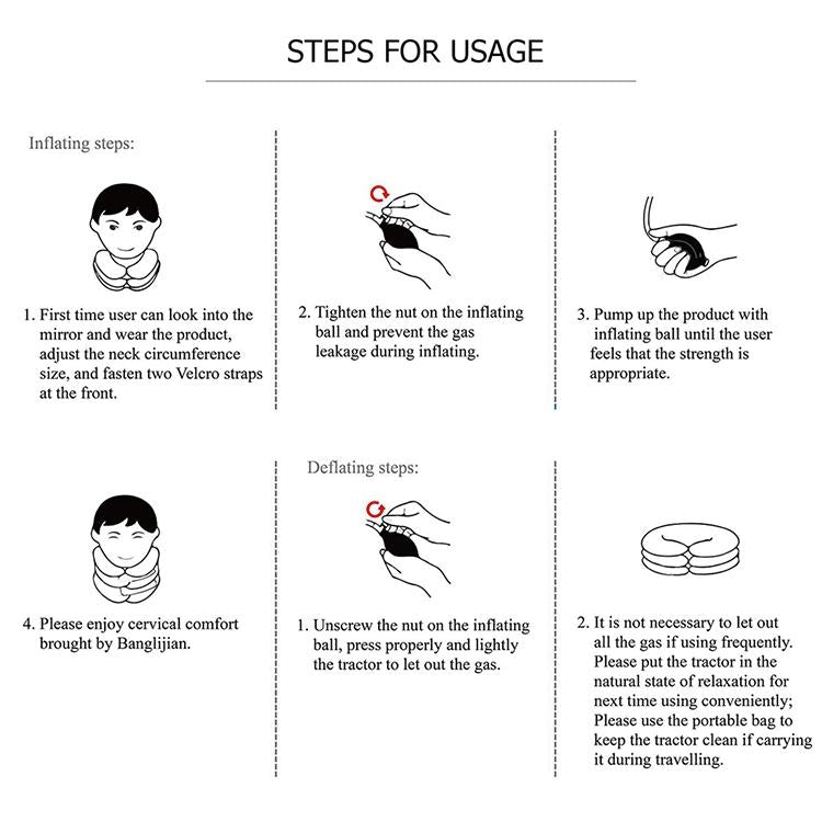 Household Full Cashmere Cervical Traction Instrument Neck Protection Inflatable Cervical Spine Massage Instrument, Full Cashmere (Purple), Full Cashmere (Rose Red), Full Cashmere (Black), Full Cashmere (Coffee), Full Cashmere (Grey), Full Cashmere (Blue)