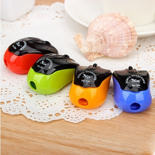 Lot de 10 taille-crayons créatifs en forme de souris, machine mécanique, fournitures scolaires et de bureau, livraison de couleurs aléatoires, style souris