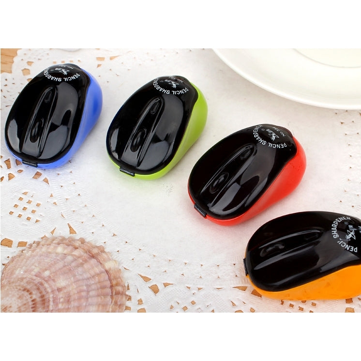Lot de 10 taille-crayons créatifs en forme de souris, machine mécanique, fournitures scolaires et de bureau, livraison de couleurs aléatoires, style souris