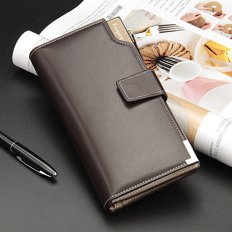 Baellerry Men Long Wallet New Style Young Fashion Hand Bag Wallet