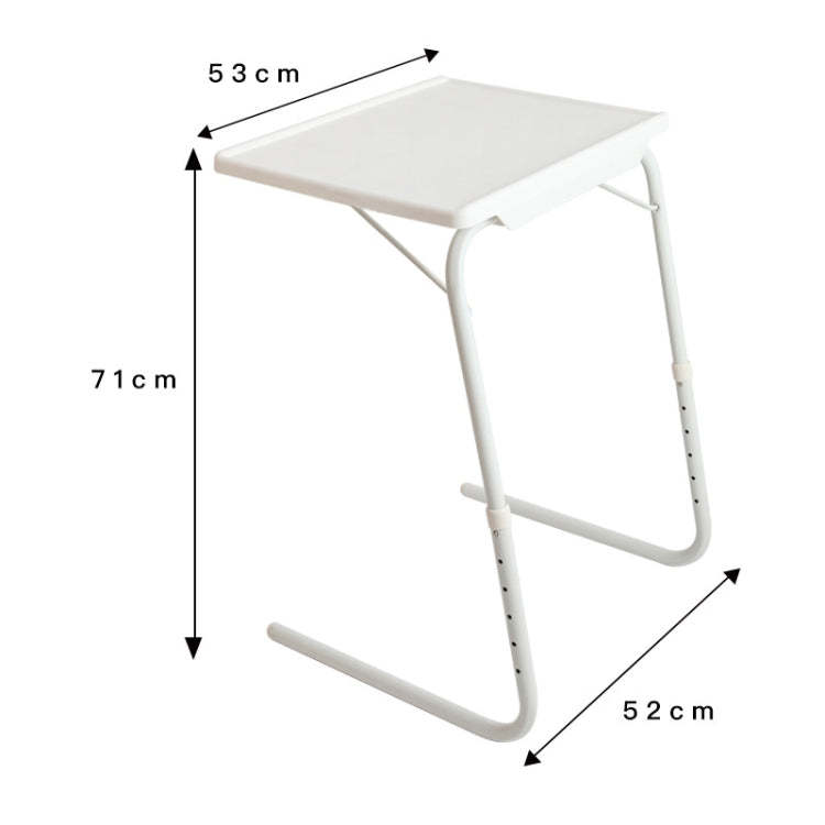 Plastic Pad Steel Tube Bracket Liftable Foldable Portable Multi-purpose Laptop Table, Adjustable Height: 52-72cm, Adjustable Angle: 30 Degrees / 60 Degrees / 90 Degrees, Adjustable Height: 52-72cm Pink, Adjustable Height: 52-72cm Blue������������������...