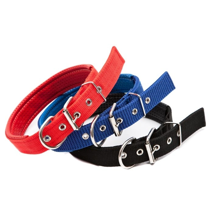 Foam Cotton  Polyester Pet Collars Pet Neck Strap Dog Neckband Cats Dogs Collars, 3.5cm x 57cm, 3.5cm x 57cm Red, 3.5cm x 57cm Black