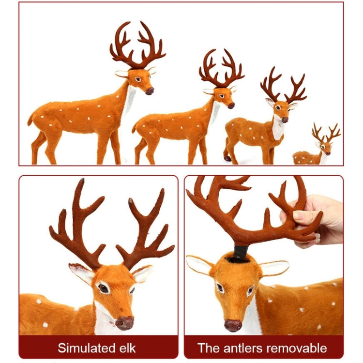 Christmas Simulation Deer Christmas Decoration, Size: 21*15.5*5.5cm, Size: 21*15.5*5.5cm
