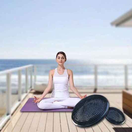 Thick Explosion-proof Yoga Special Massage Balance Cushion, JH14101 33cm Black, JH14101 33cm Pink, JH14101 33cm Blue, JH14101 33cm Purple, JH14101 33cm Red