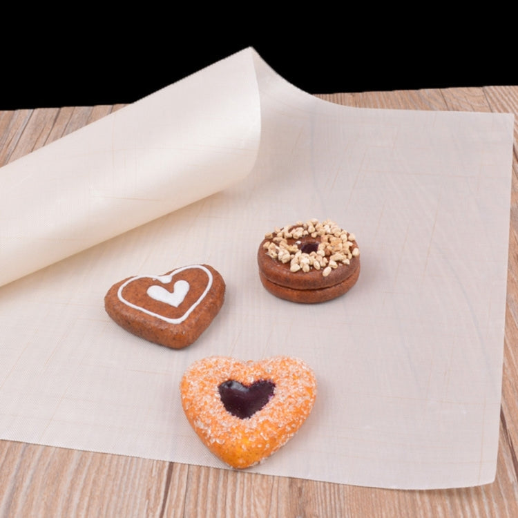 10 PCS Cuttable Reusable High Temperature Resistance Anti-stick Baking Tarpaulins, Size: 40x60cm, Random Color Delivery
