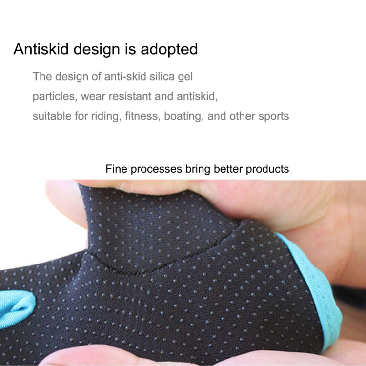 Unisex Half Finger Gloves Outdoors Riding Non-slip Breathable Sports Gloves, Size: S, Plamar: 16*12*3.0cm, Size: S, Plamar: 16*12*3.0cm