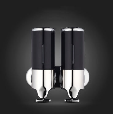 Dual Hotel Shower Manual Dispenser Wall Mounted Washing Liquid Shampoo Soap Bottle, Capacity: 1000ml, 1000ml/Red, 1000ml/Silver, 1000ml/Black, 1000ml/Gold, 1000ml/Transparent, 1000ml/White, 1000ml/Dark Red, 1000ml/Green, 1000ml/Blue, 1000ml/Purple