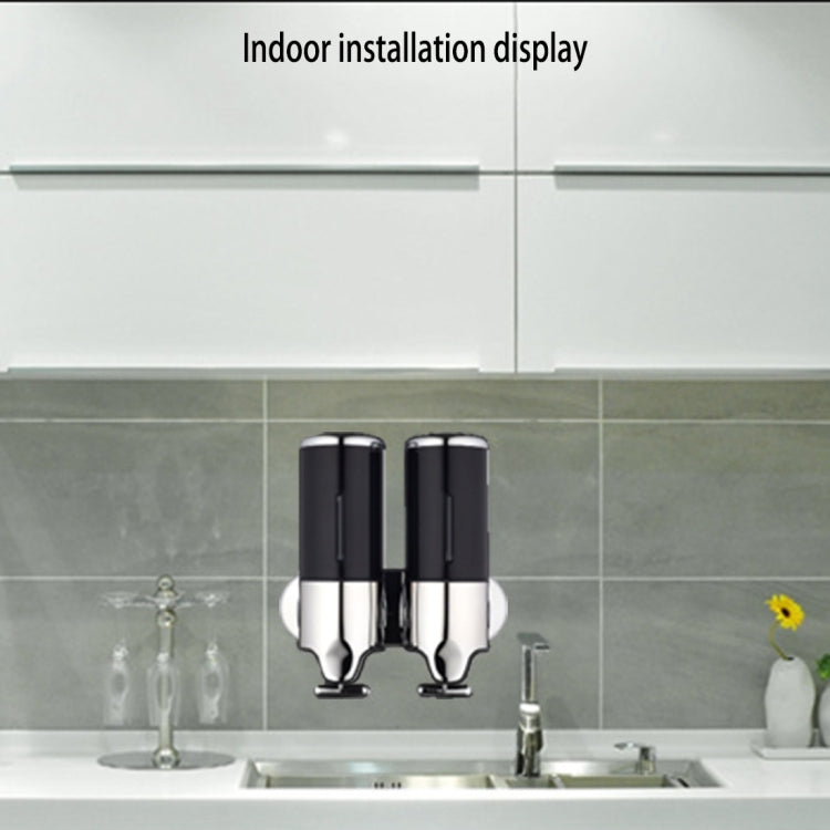 Dual Hotel Shower Manual Dispenser Wall Mounted Washing Liquid Shampoo Soap Bottle, Capacity: 1000ml, 1000ml/Red, 1000ml/Silver, 1000ml/Black, 1000ml/Gold, 1000ml/Transparent, 1000ml/White, 1000ml/Dark Red, 1000ml/Green, 1000ml/Blue, 1000ml/Purple