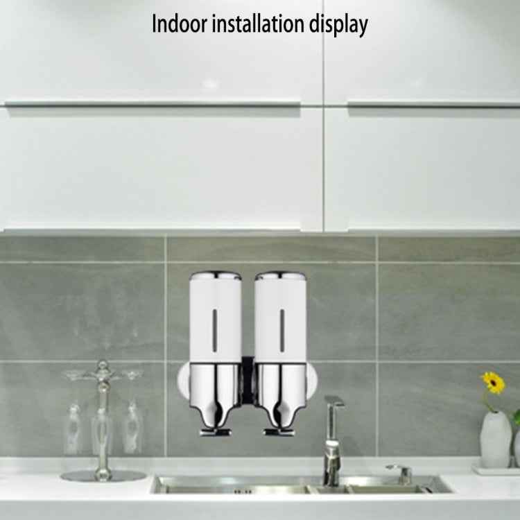 Dual Hotel Shower Manual Dispenser Wall Mounted Washing Liquid Shampoo Soap Bottle, Capacity: 1000ml
