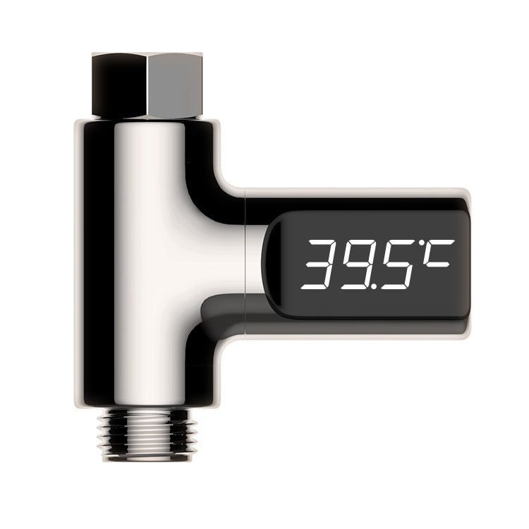 BD-LS-01 Baby Showering 360 Degree Rotatable LED Display Passive Water Thermometer